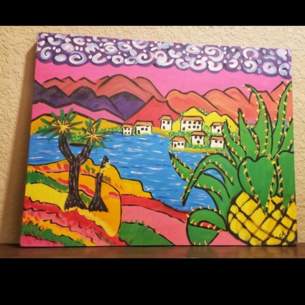 Pina Delight Painting